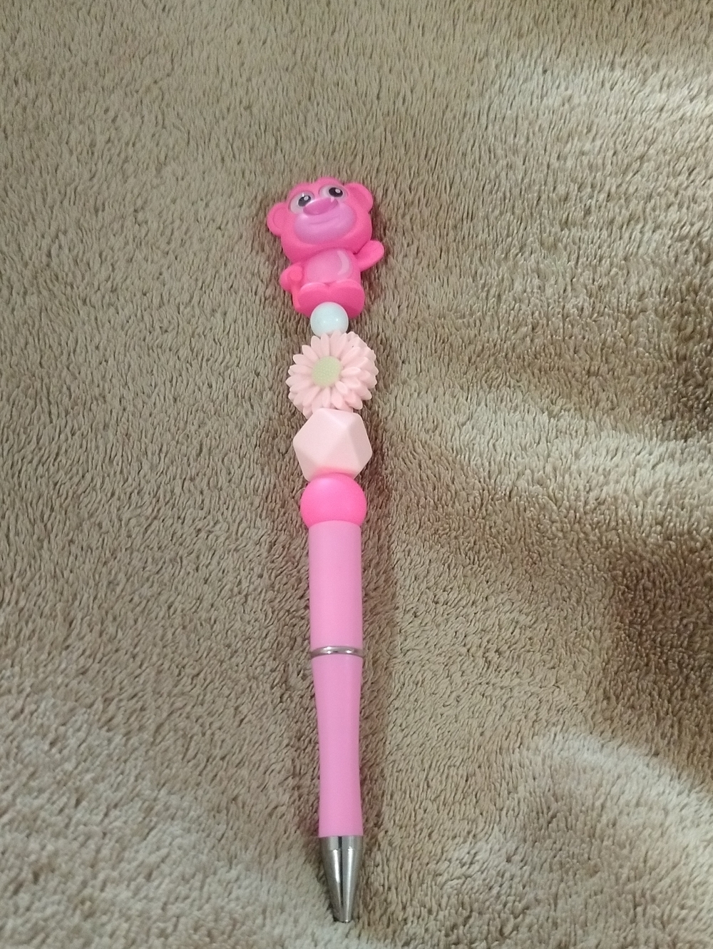 Lotso Beaded Pen - Cute Floral Novelty Toy